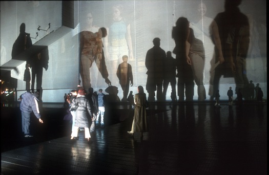 Instalación urbana Body Movies